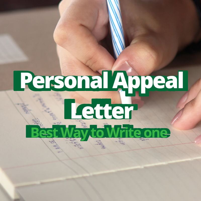 Personal Appeal Letter Best Way to Write one