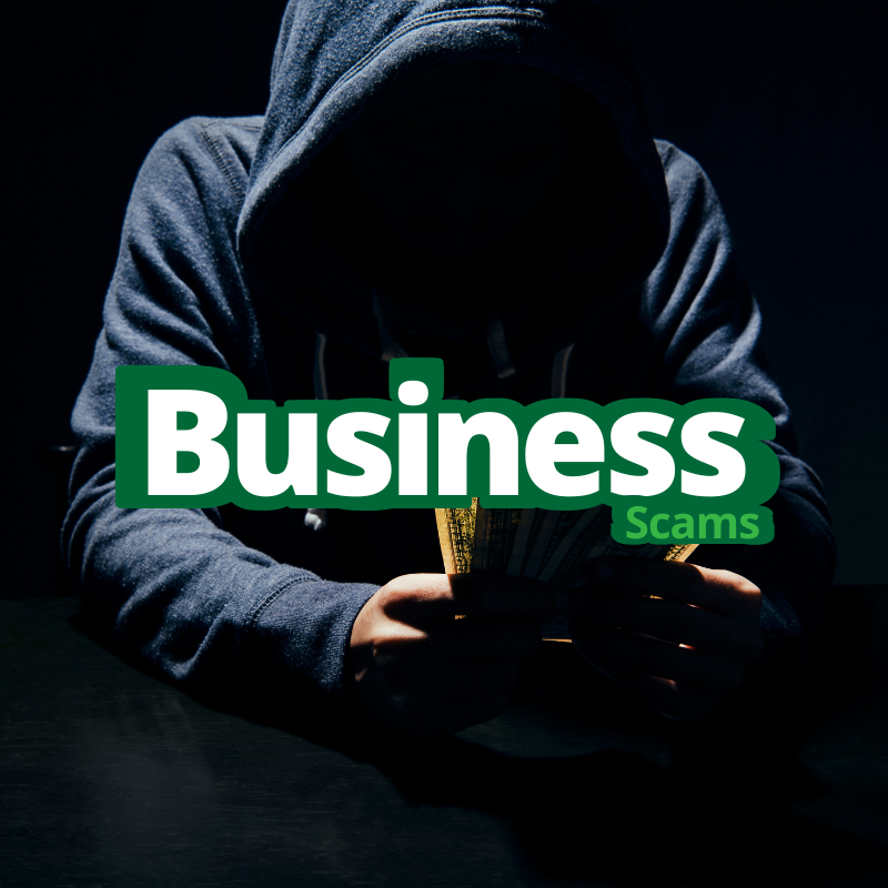 What are scams that may be encountered in business -diarynigracia