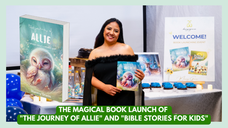Celebrate the enchanting book launch of "The Journey of Allie" and "Bible Stories for Kids" at TSOK's Masquerade Ball, marking a decade of educational excellence.