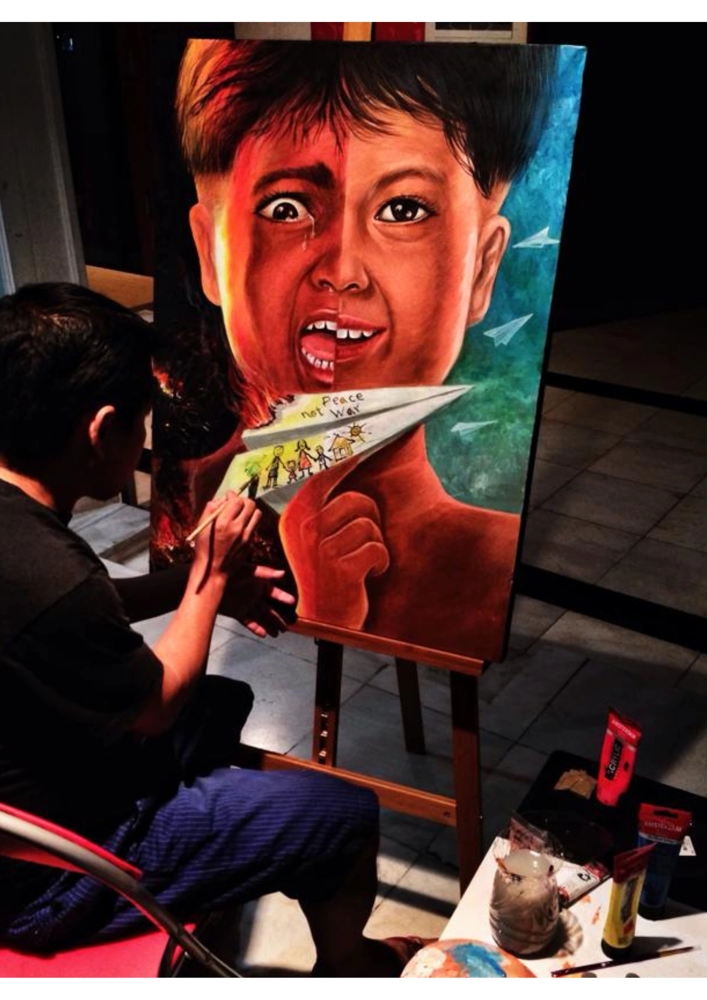 Fred Paint boy