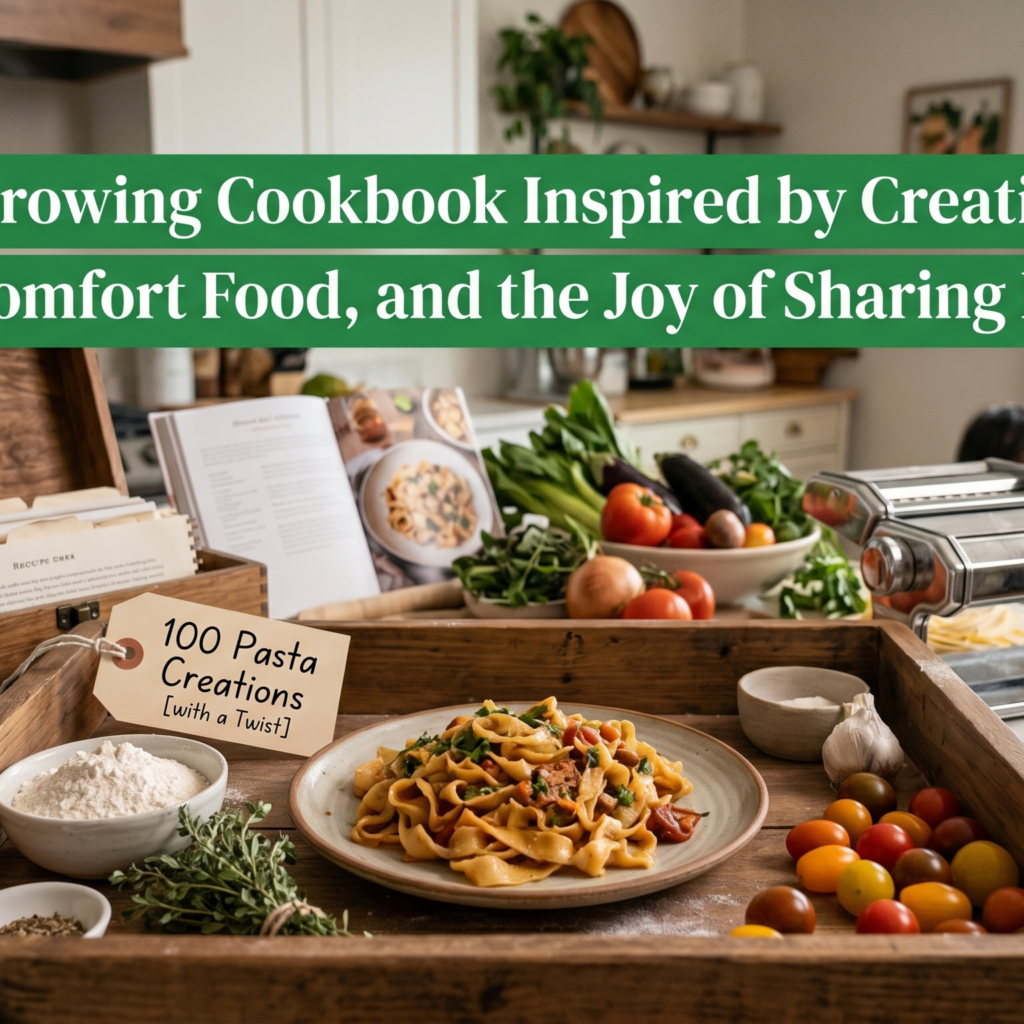 Creative pasta cookbook recipes with homemade pasta dish